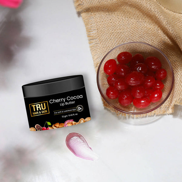 Tru Hair & Skin Cherry Cocoa Lip Butter - Distacart