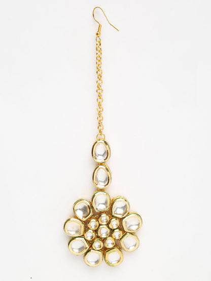 Kundan Maang Tikka - Ruby Raang - Distacart