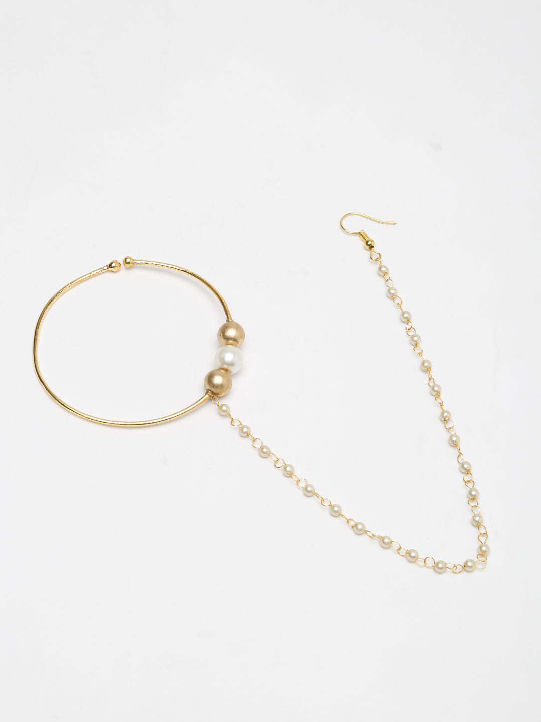 Gold Plated Stone Nose Ring - Ruby Raang - Distacart