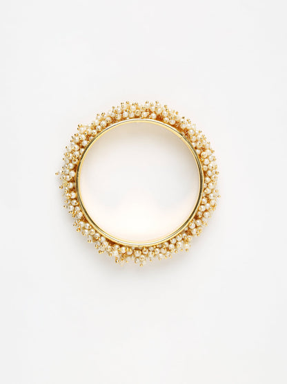 Pearl Embellished Bange Set Of 2 - Ruby Raang - Distacart