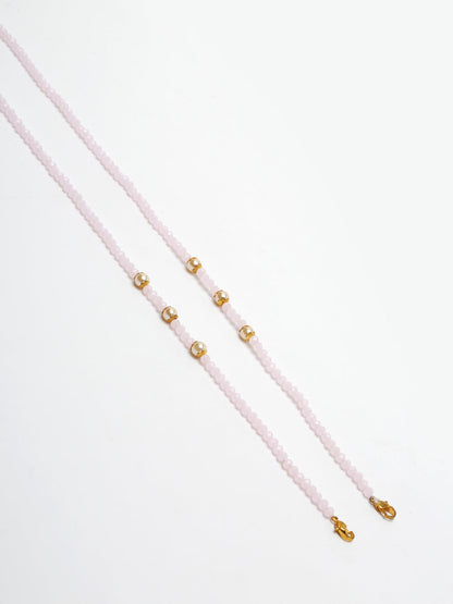 Stone And Gold Plated Mask Chain - Ruby Raang - Distacart