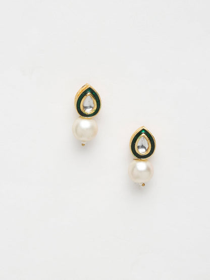 Kundan Studs - Ruby Raang - Distacart