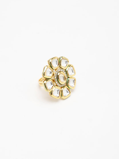 Kundan Ring - Ruby Raang - Distacart