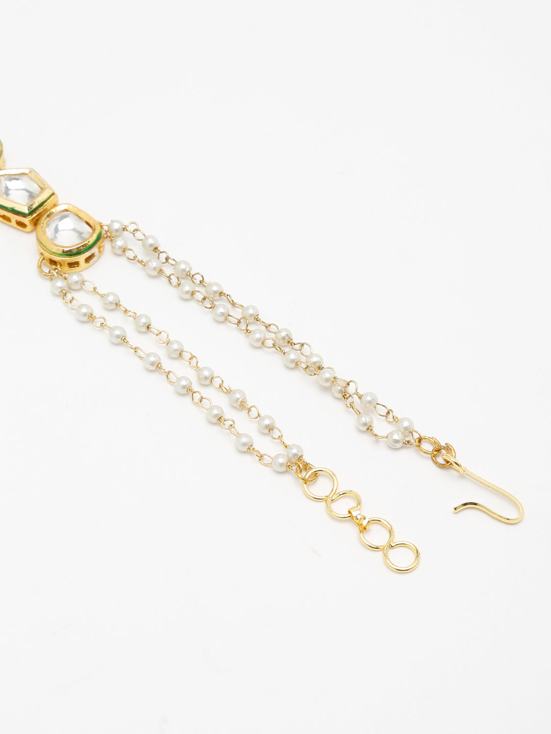 Kundan Bracelet - Ruby Raang - Distacart