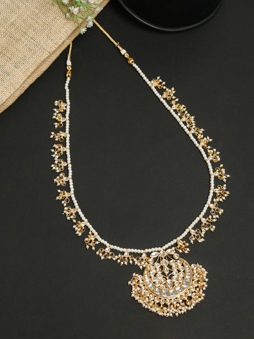 Gold Plated Kundan Choker - Ruby Raang - Distacart