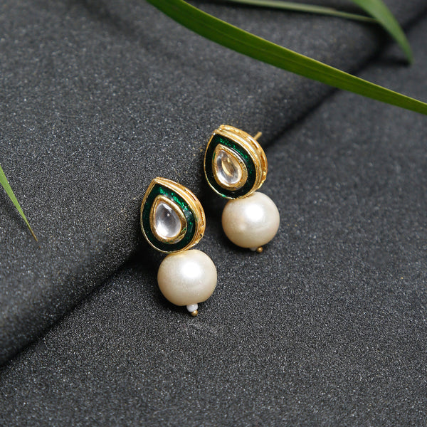 Kundan Studs - Ruby Raang - Distacart