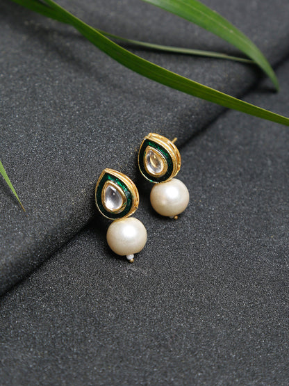 Kundan Studs - Ruby Raang - Distacart