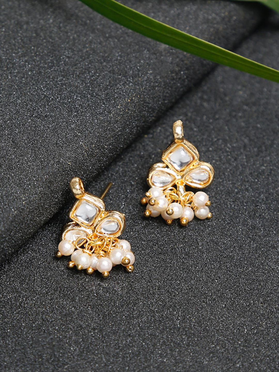 Kundan Studs - Ruby Raang - Distacart
