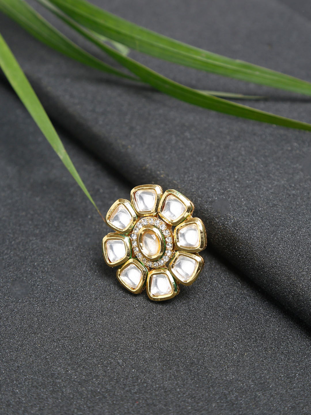 Kundan Ring - Ruby Raang - Distacart