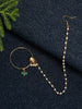 Gold Plated Kundan Nose Ring - Ruby Raang - Distacart