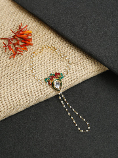 Kundan Bracelet - Ruby Raang - Distacart