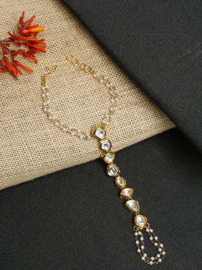 Kundan Bracelet - Ruby Raang - Distacart