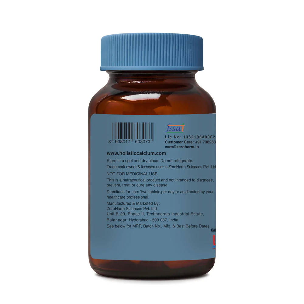 Zeroharm Holistic Calcium + Ashwagandha Tablets - Distacart