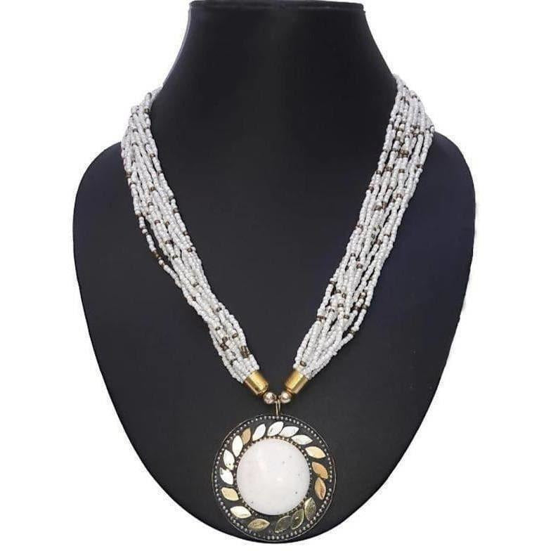 Latest traditional Jwellery set for women Color-White