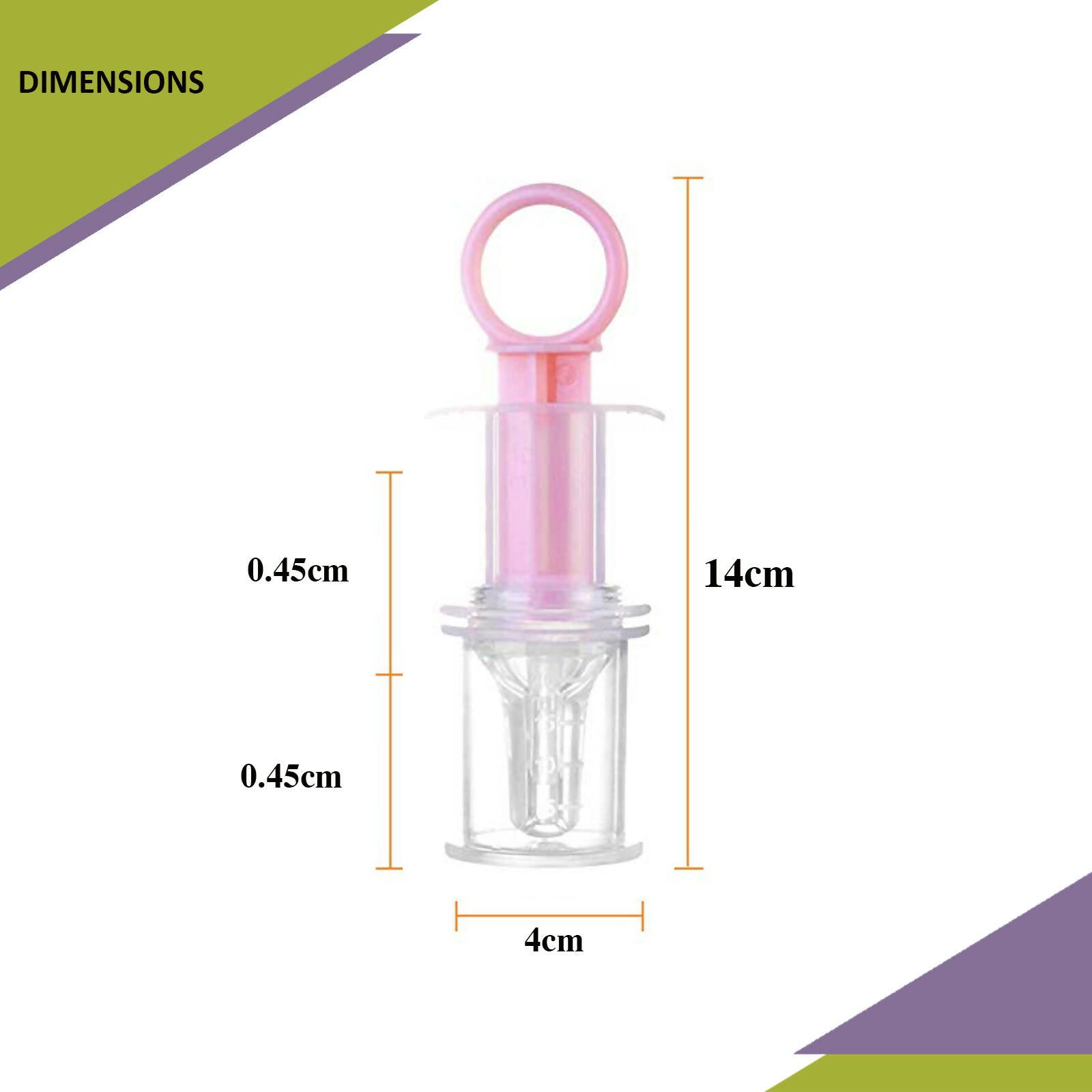 Safe-O-Kid Bpa Free Silicone Liquid Medicine Feederdropper With Box For Baby, Pink - Distacart
