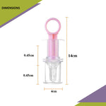 Thumbnail for Safe-O-Kid Bpa Free Silicone Liquid Medicine Feederdropper With Box For Baby, Pink - Distacart