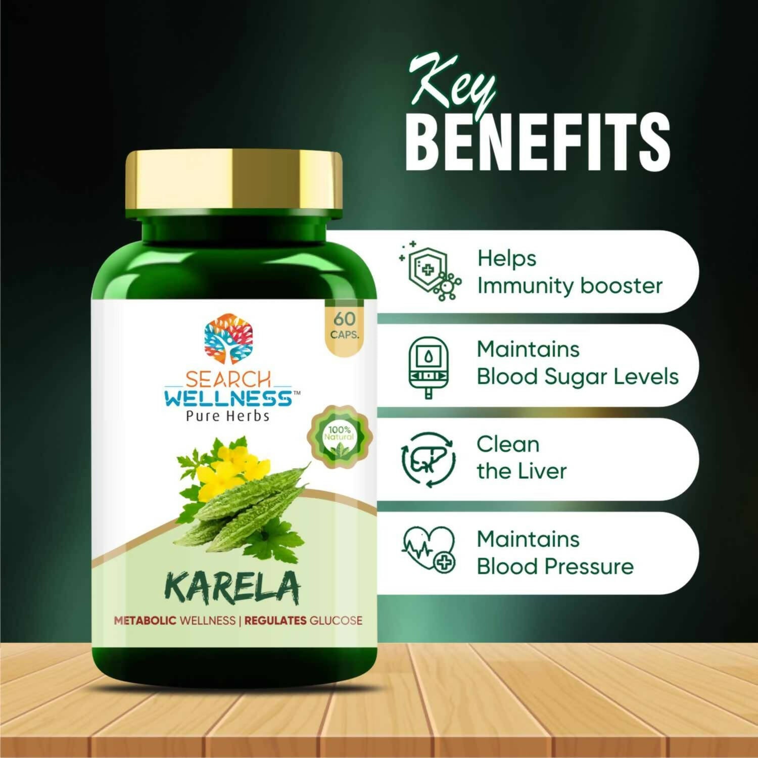 Search Wellness Karela Capsules - Distacart
