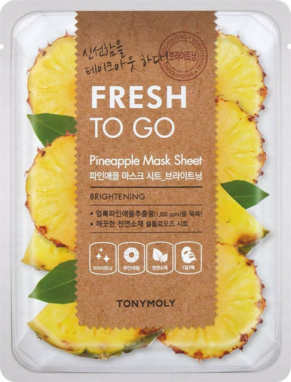 Tonymoly Fresh To Go Pineapple Mask Brightening - Distacart