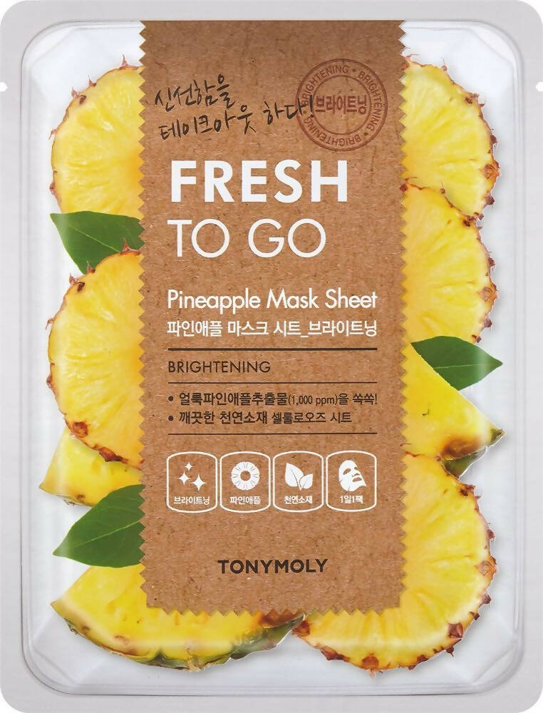 Tonymoly Fresh To Go Pineapple Mask Brightening - Distacart