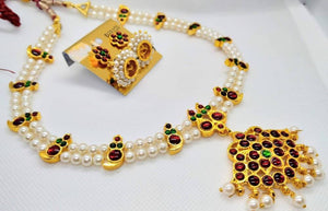 Handmade Beaded Pendant Necklace Set