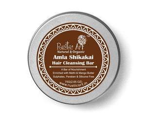 Rustic Art Amala Shikakai Hair Cleansing Bar
