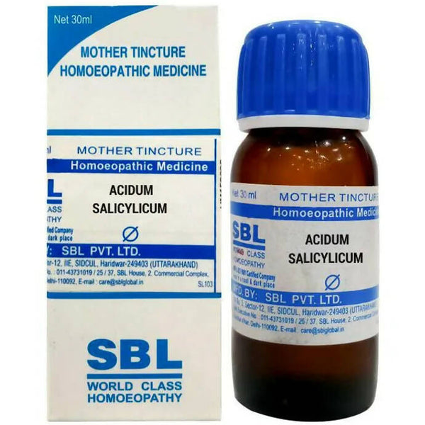 SBL Homeopathy Acidum Salicylicum Mother Tincture Q - Distacart