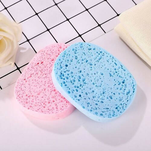 Favon Pack of 2 Elastic Touch Mildly Facial Cleansing Sponges - Distacart