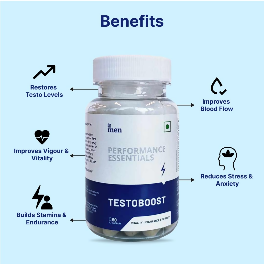 ForMen Testoboost Performance Essentials Capsules - Distacart