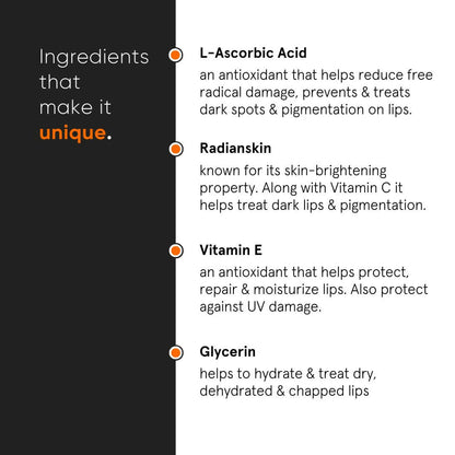 Minimalist 8% L-Ascorbic Acid Lip Treatment Balm - Distacart