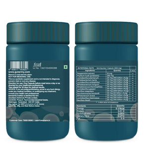 Zeroharm Gut Army Probiotics Constipation & IBS Capsules - Distacart