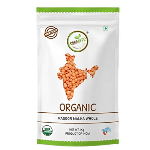 Orgabite Organic Masoor Malka Whole - Distacart