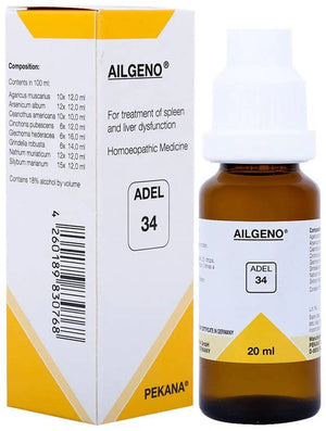 Adel Homeopathy 34 Ailgeno Drops