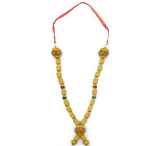 Puja N Pujari Multi Color Pearls Garland For God Idols