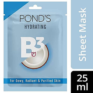 Ponds Hydrating Sheet Mask With Natural Coconut Water And Vitamin B3 25 ml