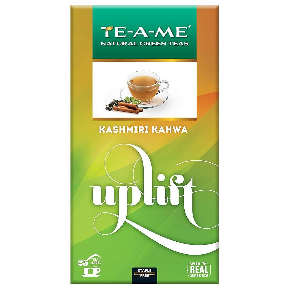 TE-A-ME Uplift Kashmiri Kahwa Natural Green Tea Bags - Distacart