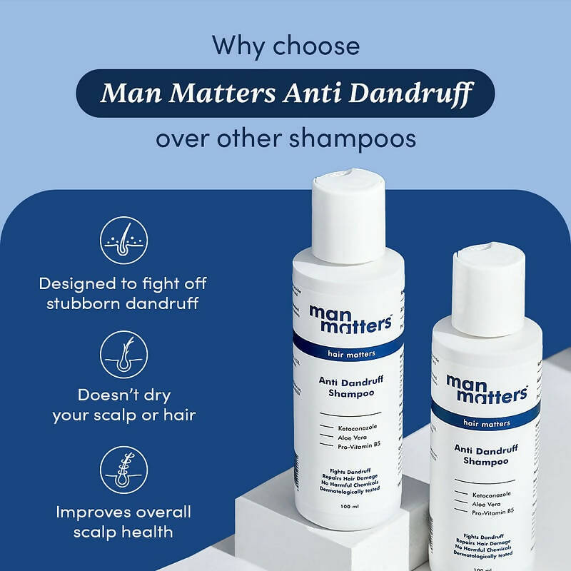 Man Matters 1% Ketoconazole Anti-Dandruff Shampoo - Distacart