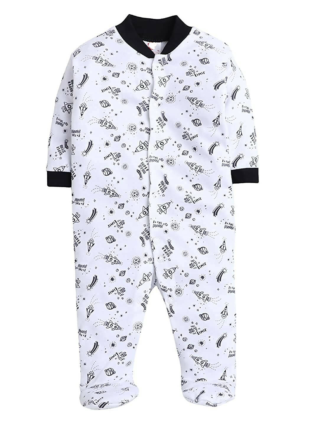 Daddy - G Rompers/Sleepsuits/Jumpsuit /Night Suits for New Born Babies - Navy Blue - Distacart