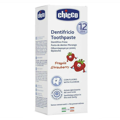 Chicco Toothpaste Strawberry Flavour - Distacart