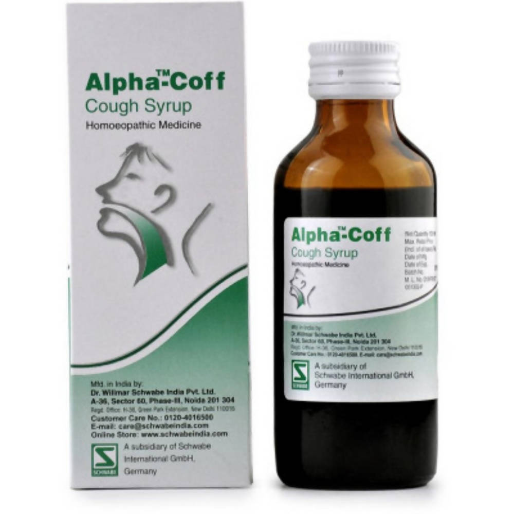 Dr. Willmar Schwabe India Alpha-Coff Cough Syrup - Distacart