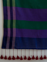 Thumbnail for Suta Multi Color Colourblocked Cotton Blend Saree - Distacart