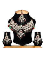 Thumbnail for Gold-Plated Alloy Handmade Patwa Necklace Set - The Pari - Distacart