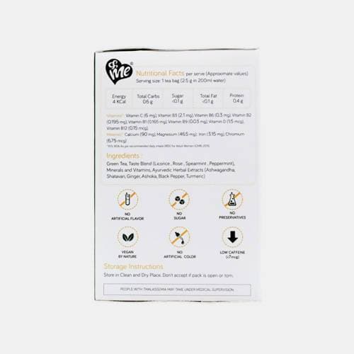 &Me Period Tea Spearmint Rose Tea - Distacart