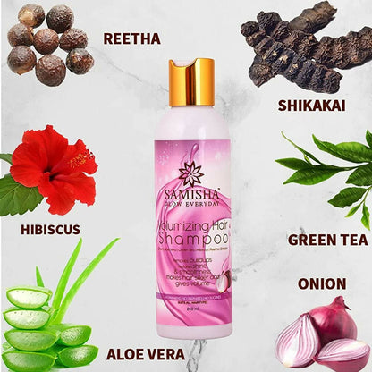 Samisha Organic Red Onion Volumizing Shampoo - Distacart