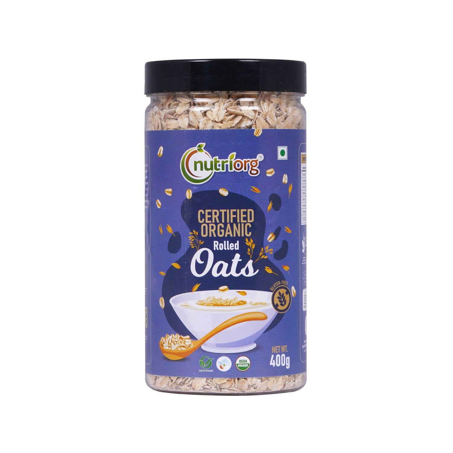 Nutriorg Certified Organic Rolled Oats - Distacart