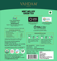 Thumbnail for Vahdam Mint Melody Green Tea