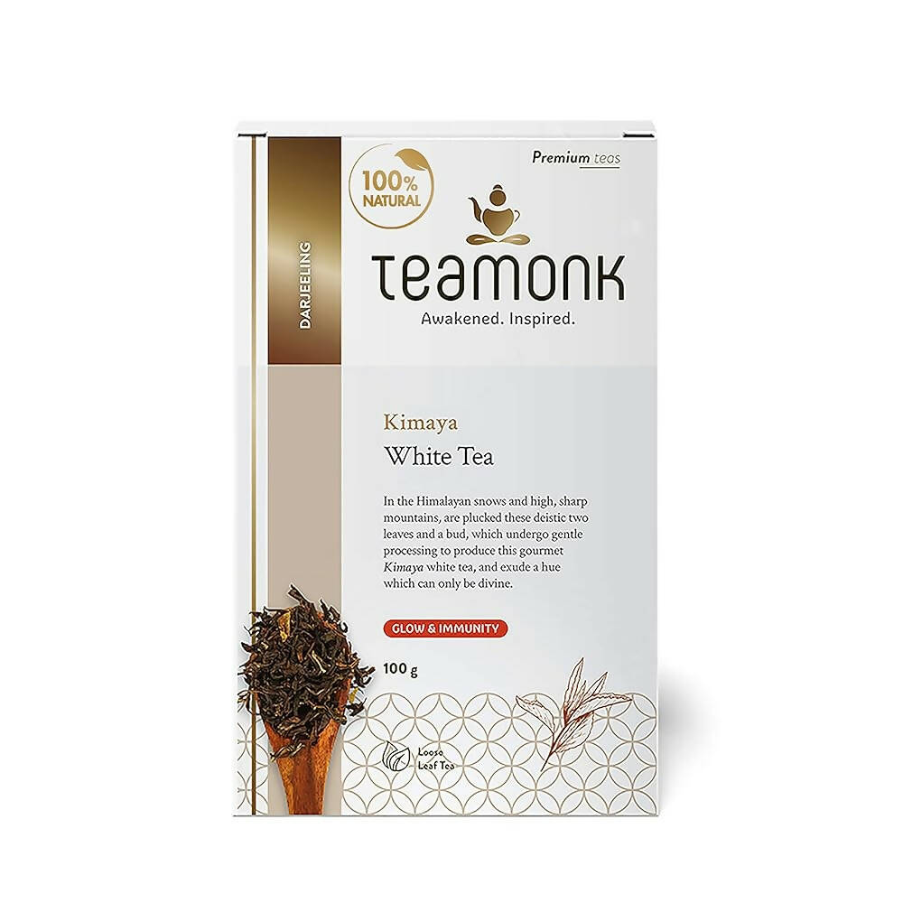Teamonk Darjeeling Kimaya White Tea (Makes 50 Cups) - Distacart