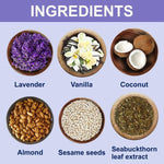 Thumbnail for Bodyherbals Stress Relief, Lavender & Vanilla Body Massage Oil