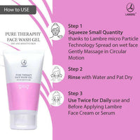 Thumbnail for Lambre Pure Therapy Face Wash Gel for Dry & Sensitive Skin - Distacart
