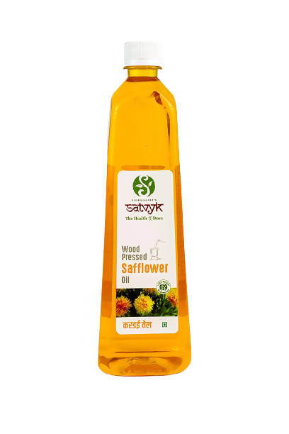 Siddhagiri's Satvyk Organic Wood Pressed Safflower Oil (Kardai)