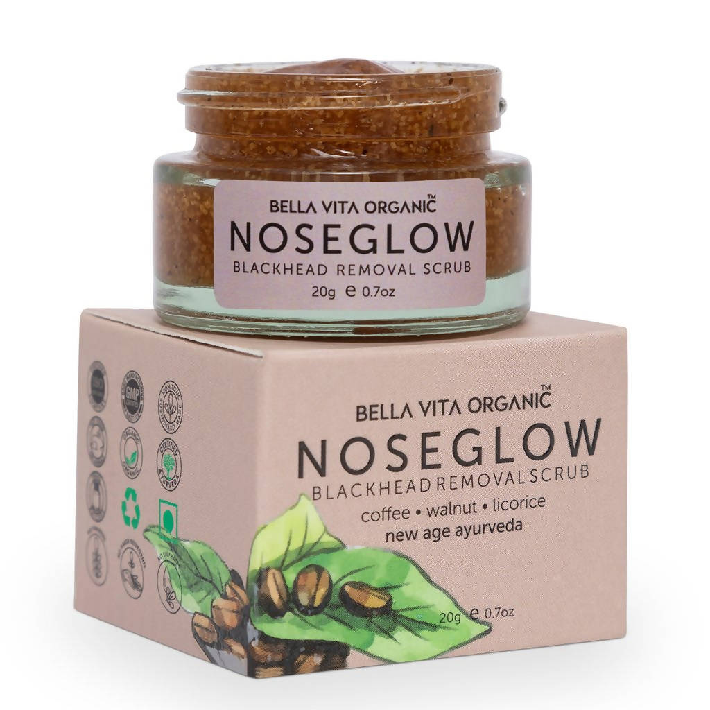 Bella Vita Organic Nose Glow Blackhead Removal Scrub - Distacart